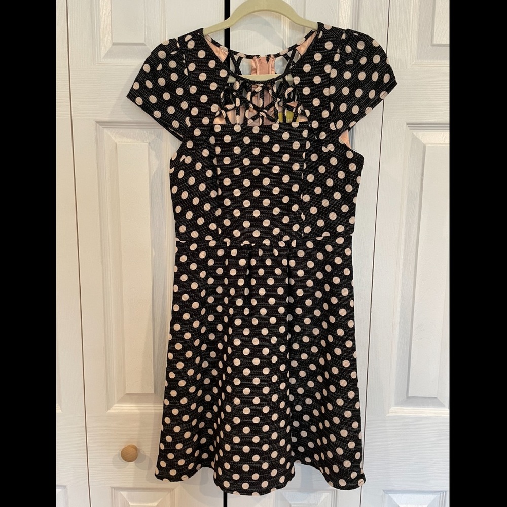 Anthropologie polka dot dress
